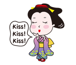 Geisha Mame-giku sticker #6982566