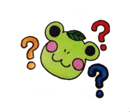 a frog Pyonpyon sticker #6982744