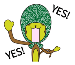 Monkey of "Hokkamuri".2 sticker #6982804