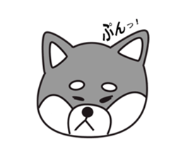 Black Shiba Inu Yu sticker #6983139