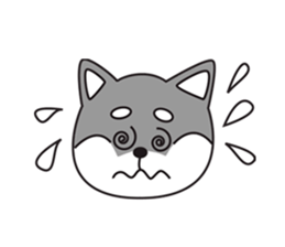 Black Shiba Inu Yu sticker #6983142