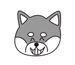 Black Shiba Inu Yu sticker #6983158