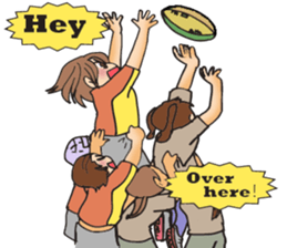 Let's go! Rugby Women's Sevens! sticker #6983176