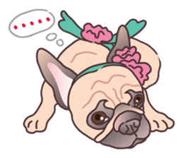 I am sissy (French Bulldog) sticker #6983452