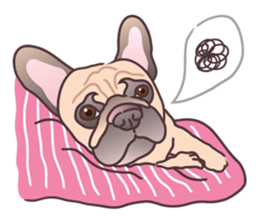 I am sissy (French Bulldog) sticker #6983469