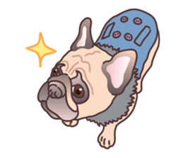I am sissy (French Bulldog) sticker #6983486