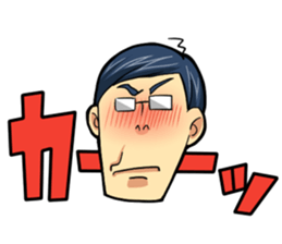 Muscular five people sticker #6983891