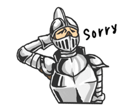 Armor knight boy(English version) sticker #6984137