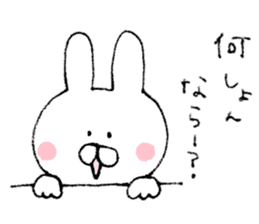 Mr. rabbit of Okayama valve sticker #6984288