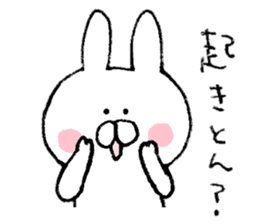 Mr. rabbit of Okayama valve sticker #6984323