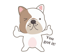 Mr. Dre the English Bulldog sticker #6984693