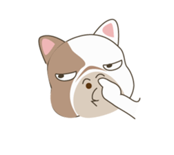 Mr. Dre the English Bulldog sticker #6984707