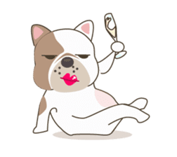 Mr. Dre the English Bulldog sticker #6984719