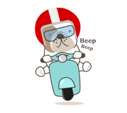 Mr. Dre the English Bulldog sticker #6984722