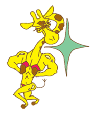 funky giraffe's funky life sticker #6984771