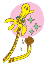 funky giraffe's funky life sticker #6984773