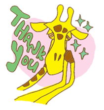 funky giraffe's funky life sticker #6984774