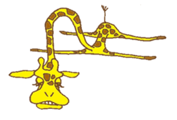 funky giraffe's funky life sticker #6984792