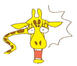 funky giraffe's funky life sticker #6984794