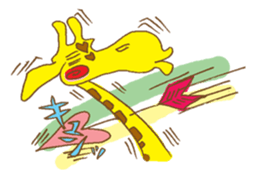 funky giraffe's funky life sticker #6984802