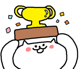 Cute Cat Strawberry sticker #6984810