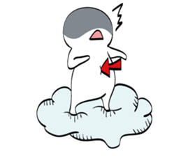 White creatures Stickers sticker #6985105