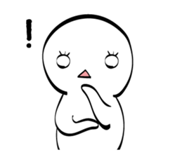 White creatures Stickers sticker #6985109