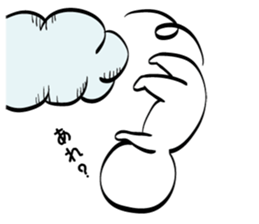 White creatures Stickers sticker #6985113