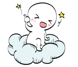 White creatures Stickers sticker #6985120