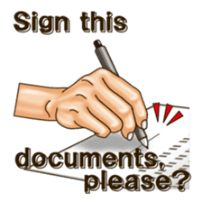 Figure of hand. Vol.2 (English version.) sticker #6985208