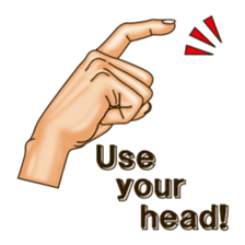 Figure of hand. Vol.2 (English version.) sticker #6985216