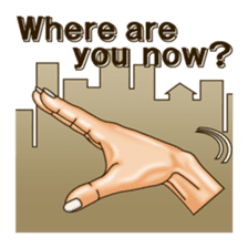 Figure of hand. Vol.2 (English version.) sticker #6985223