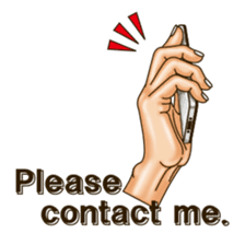 Figure of hand. Vol.2 (English version.) sticker #6985226