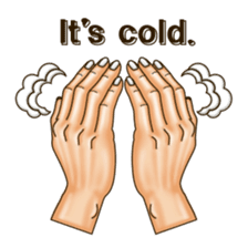 Figure of hand. Vol.2 (English version.) sticker #6985235