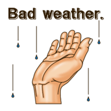 Figure of hand. Vol.2 (English version.) sticker #6985237