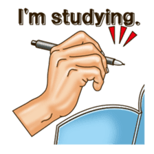 Figure of hand. Vol.2 (English version.) sticker #6985239