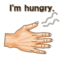 Figure of hand. Vol.2 (English version.) sticker #6985241