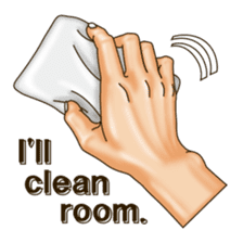 Figure of hand. Vol.2 (English version.) sticker #6985243