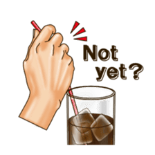 Figure of hand. Vol.2 (English version.) sticker #6985246