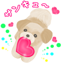 Lovely. Shih Tzu sticker #6985251