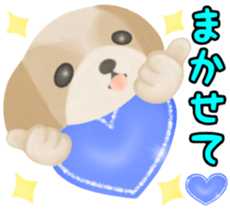 Lovely. Shih Tzu sticker #6985260