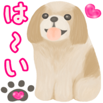Lovely. Shih Tzu sticker #6985264