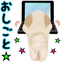 Lovely. Shih Tzu sticker #6985270