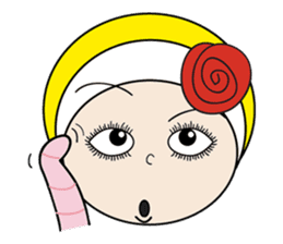 Rosy Part 2-Facial Icon sticker #6985362