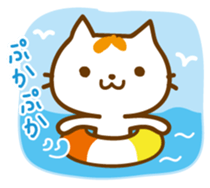 Cat "Motchi" -Summer Version- sticker #6985455