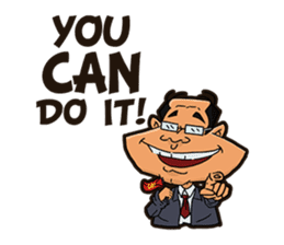 Great Boss and Motivation words sticker #6985544