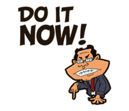 Great Boss and Motivation words sticker #6985551