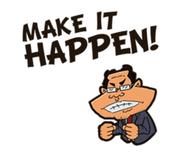 Great Boss and Motivation words sticker #6985554