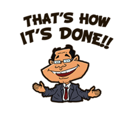 Great Boss and Motivation words sticker #6985559