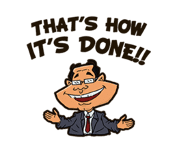 Great Boss and Motivation words sticker #6985559